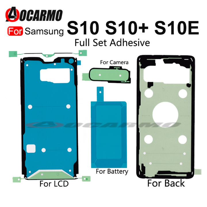 Fullset Sticker For Samsung Galaxy S10 Plus Lite S10+S10 5G S10E Front LCD  Screen And Back Adhesive Glue Replacement Lazada PH