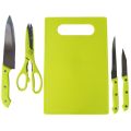 Set Pisau Dapur Talenan Gunting Murah Pisau Set Talenan 5in1. 