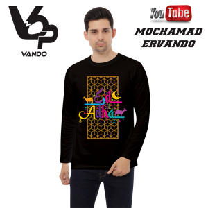 Baju Kaos Panitia Qurban Idul adha Lengan Panjang Hitam Cotton Combed 30s 24