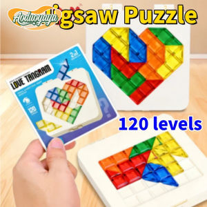 AODUOYAYA 120 Levels Heart-shaped Puzzle Blocks Puzzle Toy Breakout Game Logical Thinking Educational Toys