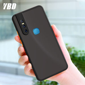 Ốp Bảo Vệ Máy Ảnh Chính Xác YBD Dành Cho Ốp Vivo V15 Ốp Lưng Nhựa PC Cứng Mờ Nhiều Màu Ốp Điện Thoại Chống Sốc