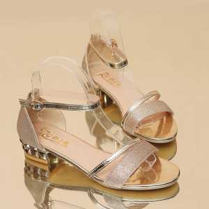 50 an Store - FELISA HIGH HEELS CANTIK SANDAL PESTA WANITA HAK KACA TALI PERMATA IMT SANDAL WISUDA