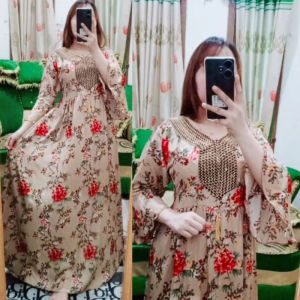 Renda Natasha Jumbo LD 120 Wanita Baju Dress Gamis Katun Rayon Busui Jumbo Mayung