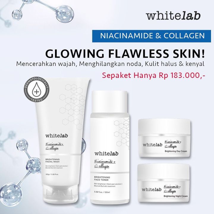 WHITELAB%20BRIGHTENING%20FACE%20SERIES%20With%20Niacinamide%20+%20Collagen%20Paket%20Wajah%20White%20Lab%204ea%20-%20Image%204