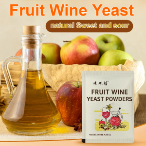 Fruit Wine Yeast Powder for Home Brewing High Fermentation Activity Wine Making Yeast for Fruit Fermentation