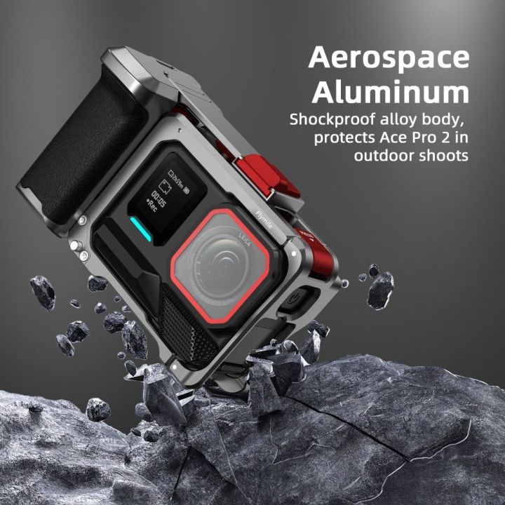 LUMINOU%20Quick%20Release%20Xplorer%20Grip%20Kit%20Camera%20Frame%20Shutter%20Button%20Aluminum%20Alloy%20Camera%20Grip%20Handle%20%20Protective%20StreetGrip%20Vlog%20Holder%20for%20Insta360%20Ace%20Pro%202/Ace%20Pro%20Camera%20Accessories%20-%20Image%207