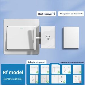 FEELDG Smart Wireless Remote Control Switch Remote Control Universal Automatic Light Controller Portable Wireless Light Switch for Bedroom Lazy People