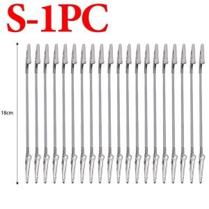 50 cái kẹp kim loại dễ uốn dẻo hai đầu thép không gỉ Miệng cá sấu muỗi hương siêu thị nhãn tự làm kẹp ảnh