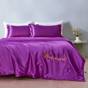 Dansunreve Silk Thin Quilt Soft Cooling Summer Blanket Air-condition Quilt Breathable Comforter 被子 Queen/King/Super King