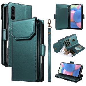 เคส A21S ป้องกัน A71แม่เหล็กสำหรับ Samsung Galaxy A51 A10 A20 A50S A50 A30S กระเป๋าสตางค์หนัง A70