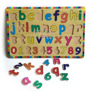 Mainan Edukatif Anak PUZZLE KAYU HURUF KECIL Special Edition / Bisa COD