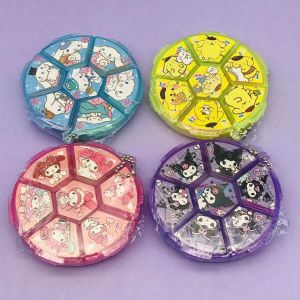 Penghapus eraser kotak motif sanrio kuromi / Penghapus Karakter Sanrio Six-grid Eraser / Penghapus eraser Kotak /Penghapus Mekanik Lucu