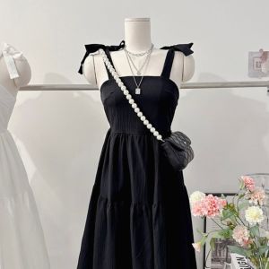 DRESS PANTAI TERBARU 2024 KARINA DRESS TALI PITA DRESS SEMOK DRESS SERUT DRESS KOREA DRESS COQUETTE