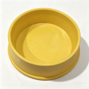 17CM Rubber Feeding Bowl for Chicken Poultry Rabbit Small Dog Cat Durable Easy Clean Feeder Pot