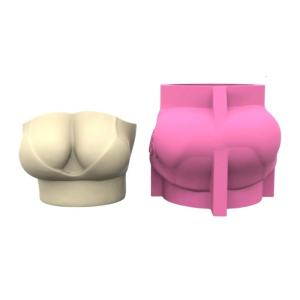 Người dùng thân thiện silicon chịu nhiệt Chậu hoa khuôn cho thạch cao đúc nhựa nghệ thuật và mọng nước trồng