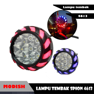 Lampu Tembak Spion Model Proji Lampu 9mata plus angel eye 4613 Universal semua kendaraan motor