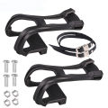 1Set Pedal Sepeda Fixie Strap / Toe Clip Tali Strap Pedal Sepeda / Aksesori Bersepeda MTB. 