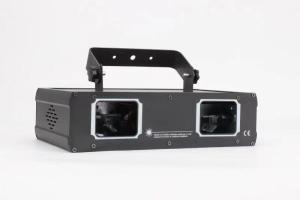 2/4 Lens RGB Full Color Laser Light DMX512 Beam Line Scanner Projector Disco Stage Light For Club Karaoke Party Wedding