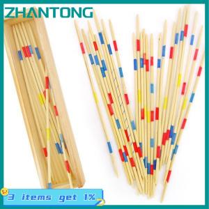 ZHANTONG 1ชุดแบบดั้งเดิม Mikado spiel รับ sticks กับกล่องเด็กเกมหลายคน