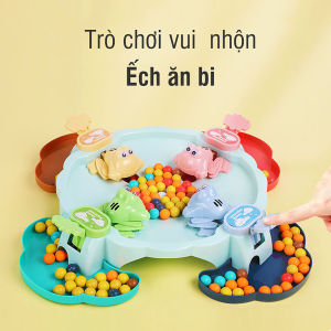 Bộ đồ chơi ếch ăn bi 4 người chơi