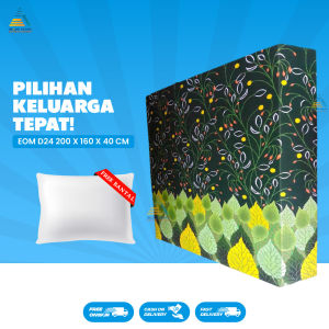 Kasur Jumbo Busa Inoac EOM D24 No 2 Tebal 40 Cm Ukuran 200 x 160 x  40 Cm Garansi 20 Tahun Gratis Bantal Terlaris By Inoac Store