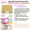Nhà Búp Bê Bằng Giấy chủ đề Ngôi Nhà của Toca Boca #24 Rich Poor House - DIY Tự Làm cùng Con - 1 Bộ Búp Bê Bóc Dán Giúp Bé Tự Chơi - Đồ Chơi Cho Bé. 