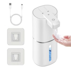 GONOVO Cảm biến thông minh Máy Phân Phối Xà Phòng Lỏng Tự Động 380ml Có thể điều chỉnh 4 cấp độ Máy tạo bọt điện Rảnh tay Có thể sạc lại bằng USB Máy tạo bọt Phụ Kiện Nhà Bếp