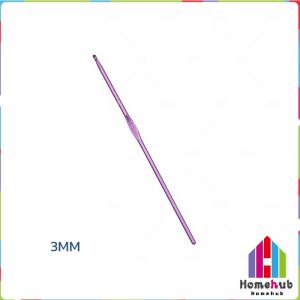 Homehub Multicolor Aluminum Crochet Hooks Knitting Needles Craft Yarn Length 15cm Width 2mm-6mm