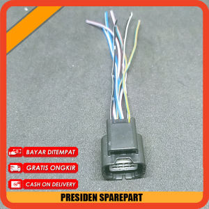 Soket Headlamp lampu depan Vario 125 150 LED Female Cewek Soket Saklar Kiri pin 8 Vario 125 150 New LED