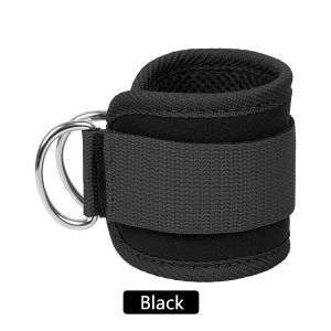 Fitness Ankle Straps Padded Double D-ring Ring Ankle Buckle Leg Bind Belt Hook Leg Buttock Gantry