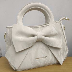 BJ82190 - BLACK/WHITE TAS SLEMPANG HANDBAG TAS WANITA FASHION IMPORT MODIS ELEGAN TERMURAH TERLARIS TERBARU TAS BATAM GT2190