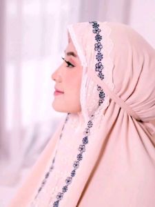 MUKENA POLOS JUMBO RENDA EXCLUSIVE ZHAFIRA