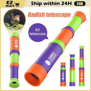 New Radish Telescope 8x Single Cylinder 3-section Retractable Science Focus And Childrens Puzzle Adjustable Education And U1X4
