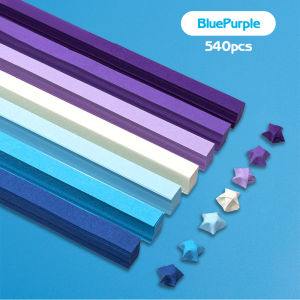 DreamBaby DIY Kertas Bintang Warna Warni Kertas Origami Bintang 540PCS