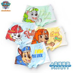 SET 4 Quần Lót Bé Trai Chất Liệu COTTON Kháng Khuẩn Co Giãn Quần Chíp Bé Trai PAW Patrol Dễ Thương