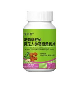 Milk Thistle Seed Ganoderma Lucidum Ginseng Pueraria Radix Astragalus Tablets Oil Liver Protection Tablets