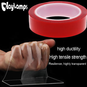 1 Pcs Transparent Silicone Double Sided Tape Sticker For Car High Strength High Strength No Traces Adhesive Sticker Multifunction