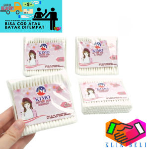 Klik-Beli Cotton Bud Kimo Dewasa Isi 100 Pcs - Korek Kuping Kapas Pembersih Kotoran Telinga Makeup Kosmetik Swab