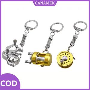 CANAMEK✨ 1 cái Móc chìa khóa móc khóa có dây câu bằng hợp kim Dụng cụ câu cá ngoài trời