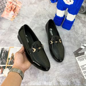 Giày da nam công sở trẻ trung giá rẻ giày oxford nam in họa tiết đế mềm chống trơn trượt có khâu chắc chắn RUNO G35