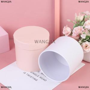 [COD] WANGJIA 1 PC Round Flower Paper Boxes Hold The Bucket Gift Packaging Box Party Gift Box