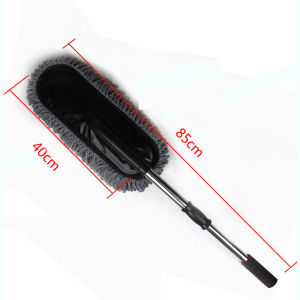 แปรงล้างรถ แปรงเช็ดรถ ไม้ม็อบล้างรถ ไม้ม็อบไมโครไฟเบอร์ แปรงขัดรถ ไม้ถูพื้นแบบยืดหดได้ ขนนุ่มไม่ทำร้ายรถ