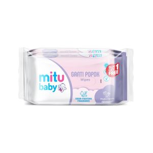 MITU Baby Tisu Basah Ganti Popok 50s Beli 1 Gratis 1 Charming Lily Sweet Rose Livelly Vanilla Playfull Fresia Blossom Berry /Refreshing Lime /Wipes Tissue Baby / Tisu Basah Bayi 50s