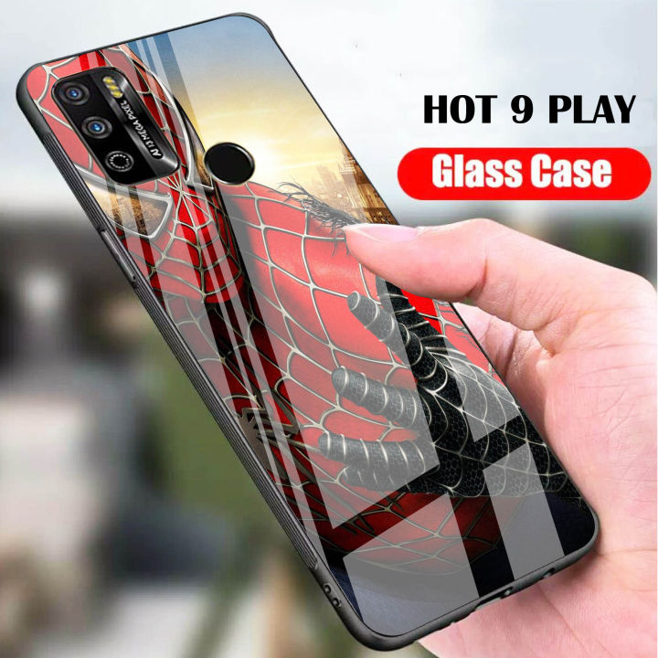 INFINIX HOT PLAY SoftCase Glass Kaca A29 Pelindung