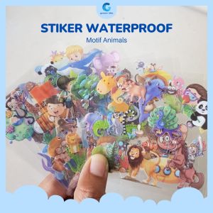 Sticker Kartun Korea Bahan PVC KARAKTER BOY ECER 1 LEMBAR Stiker Waterprooft