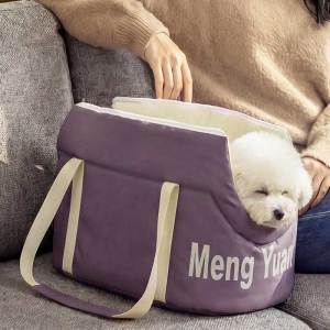 LovinLand Dog and Cat Carrier Bag Portable Dog Car Safety Seat Handheld Puppy Bag Pet Car Seat Pad Travel Essential