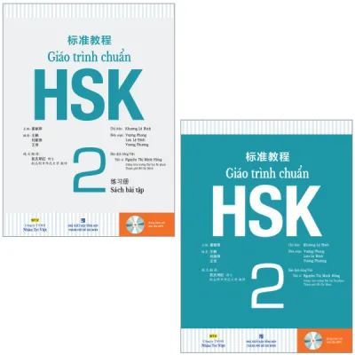 Fahasa - Combo Sách Hay Sách Giáo Trình Chuẩn HSK 2 - Sách Bài Học Và Bài Tập (Bộ 2 Cuốn) - Tái Bản