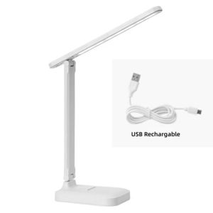 Foldable LED Desk Lamp USB Rechargeable Student Reading Light Study Lamp