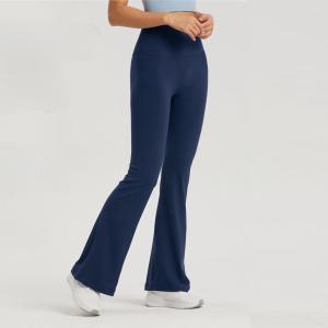 KINSLEY FREE SIZE Lycra Flare Legging / Cutbray Yoga Pilates Pants