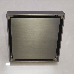 Ga thoát sàn Phễu thu sàn mặt cắt gạch cắt đá. Inox 304 cao cấp . KT 10x 10 cm. Đuôi thoát ống 60.